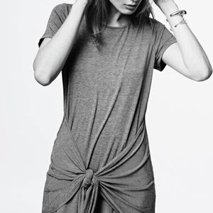 Gray Dolan Left Coast - Tie T-Shirt Casual Dress